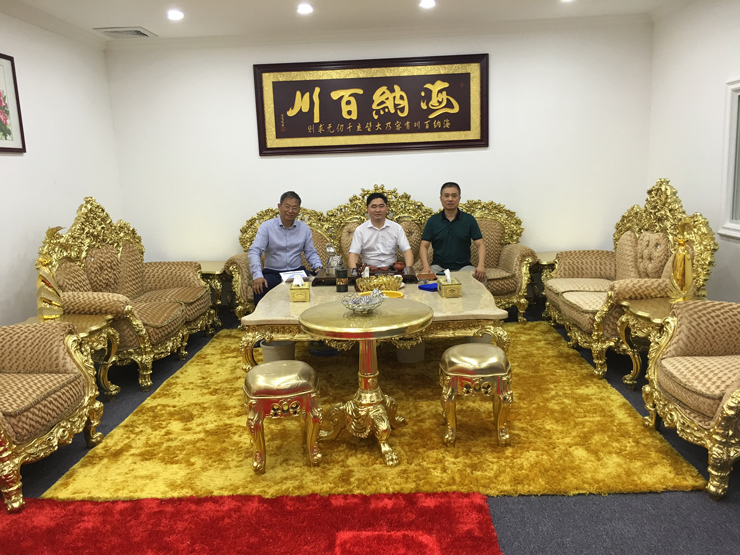 金利集成灶：順德江蘇商會領導蒞臨金利工業園考察指導