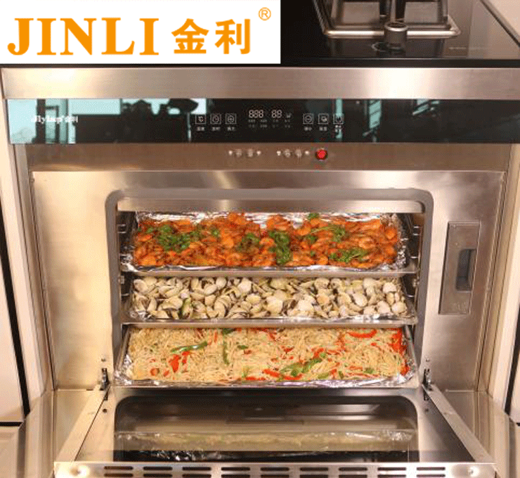 金利蒸烤一體集成灶在手，輕松解決廚房問題