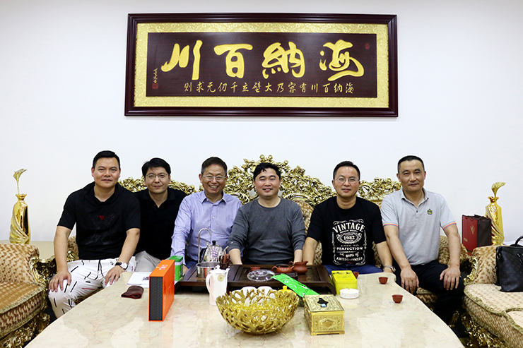 熱烈歡迎順德江蘇商會程衛東會長一行蒞臨金利公司參觀指導