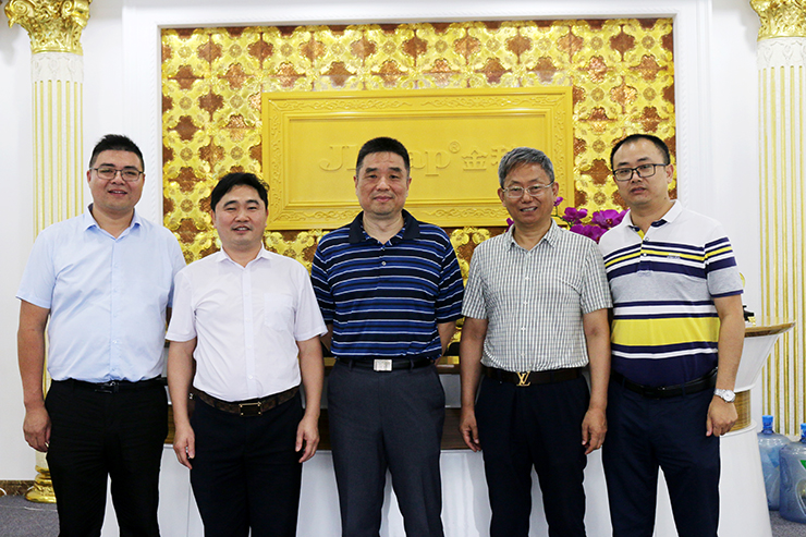 熱烈歡迎順德江蘇商會領導一行蒞臨金利公司考察并指導工作