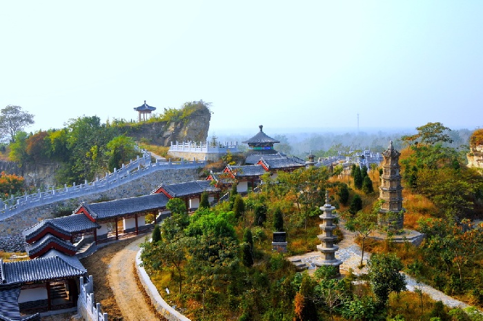 美麗的河南永城風景圖